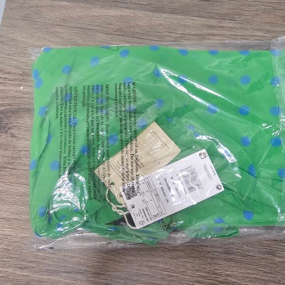 Mango Women's Ruffled Draped Skirt Polk a dot Small NWT - Picture 4 of 4